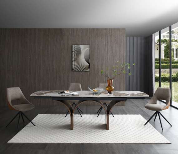 Стул Taos серый с коричневым