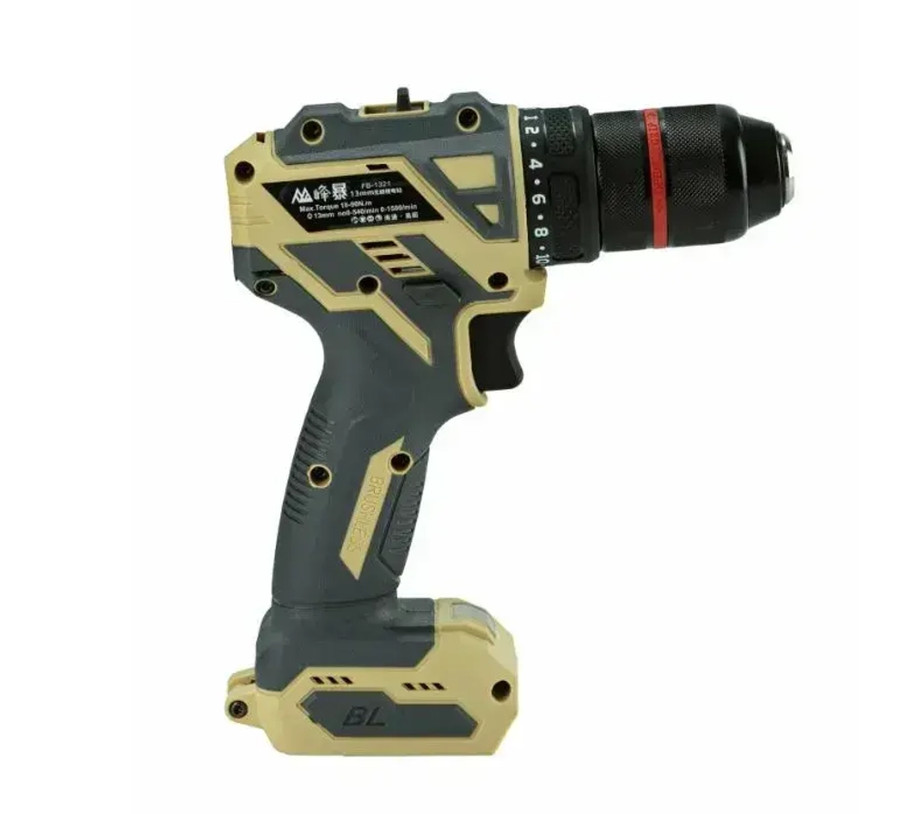 Аккумуляторный набор 4 в 1 Feng Bao, Дрель-шуруповерт Fb-1321, Гайковерт 650, Перфораторатор 8020 и Ушм 5230, 2 акб 6а. ч