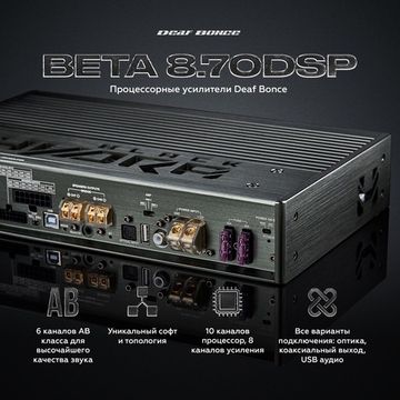 Усилитель+процессор Black Hydra BETA 8.70DSP