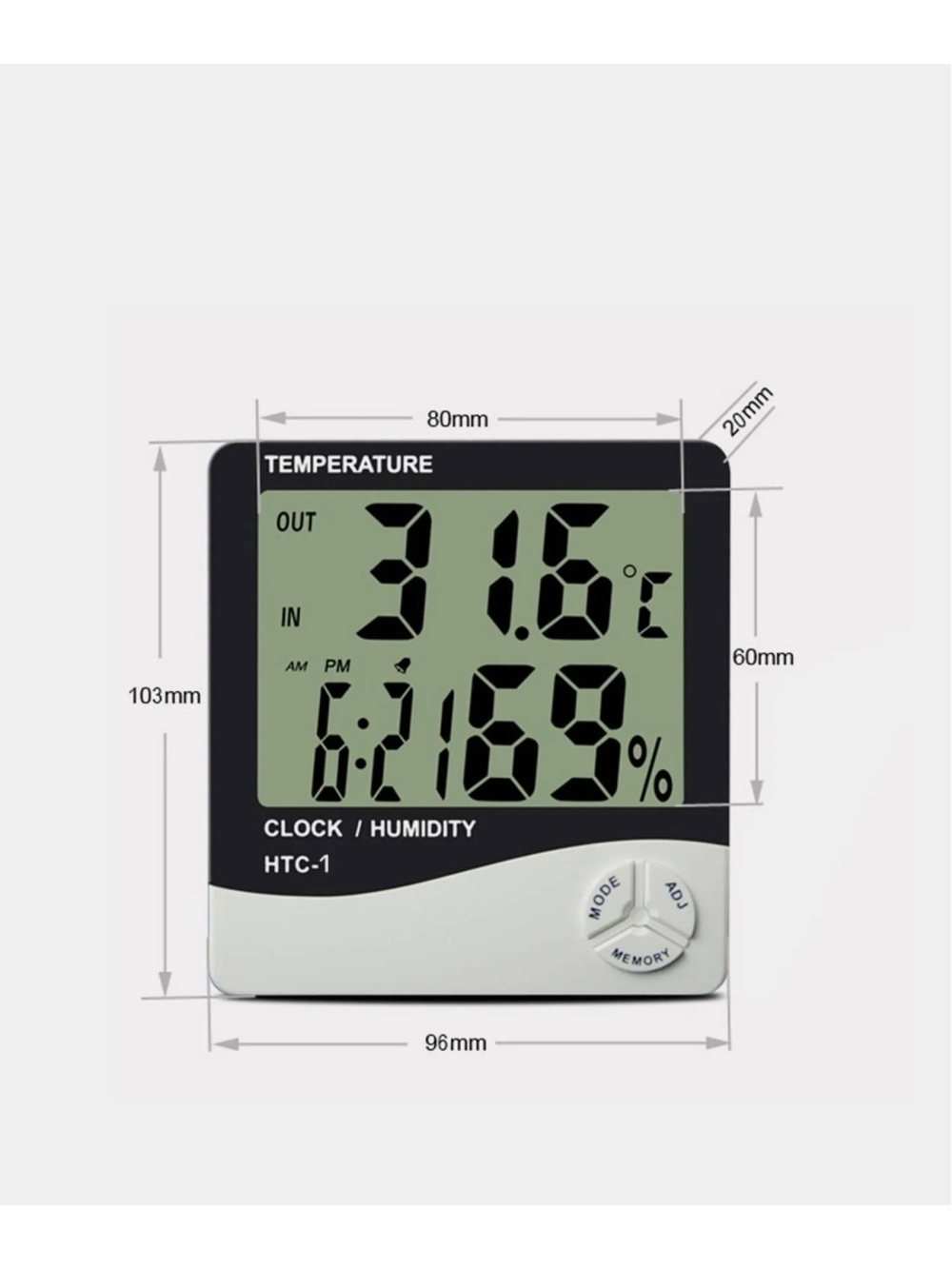 Термометр метеостанция цифровой комнатный гигрометр