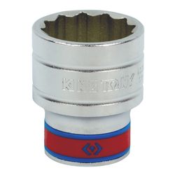 KING TONY (433034S) Головка торцевая стандартная двенадцатигранная 1/2", дюймовая 1-1/16"