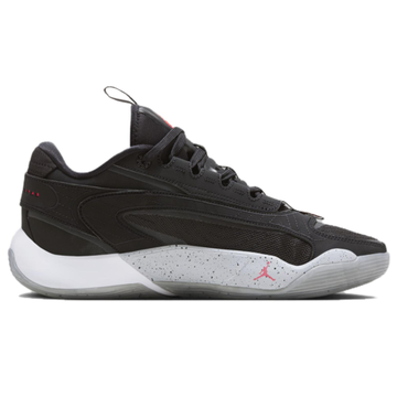 Джордан Лука 2 Баскетбольные площадки Низкие Черные Серы Красные Юнисекс