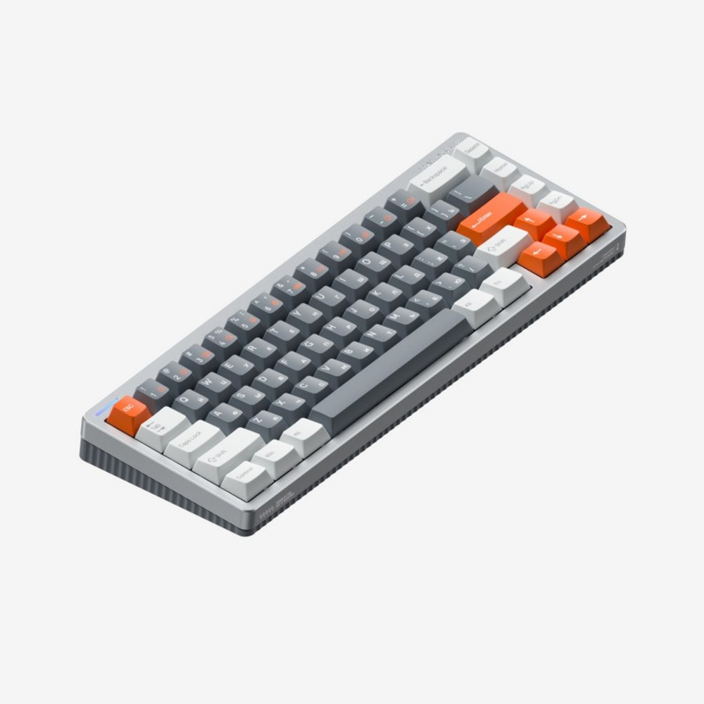 Игровая клавиатура на магнитных переключателях NuPhy Halo65 HE, Magnetic Coral Switch (Halo65HE-SG-C)