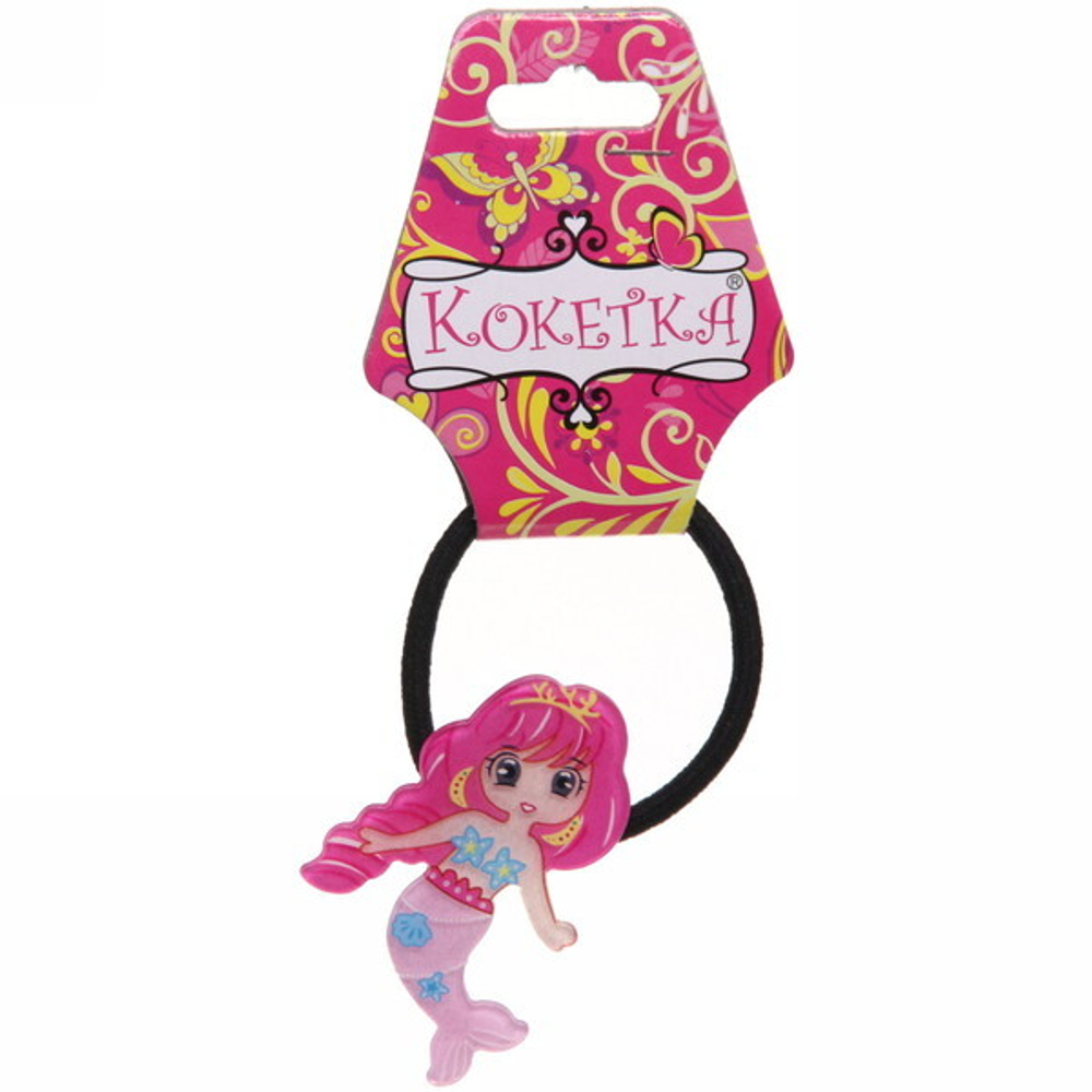 Резинка для волос 1 шт детская «Juiciness- Русалка», микс 6 цветов, d- 4 см