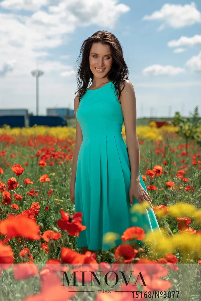 Платье 3077-ментол Minova