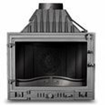 Каминная топка Kaw-met W3 LB (2 стекла левое) чугунная