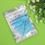 Шапочка силиконовая для мелирования волос «KLEVER», в комплекте с крючком, цвет голубой, 30*23см