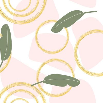 узоры с листьями