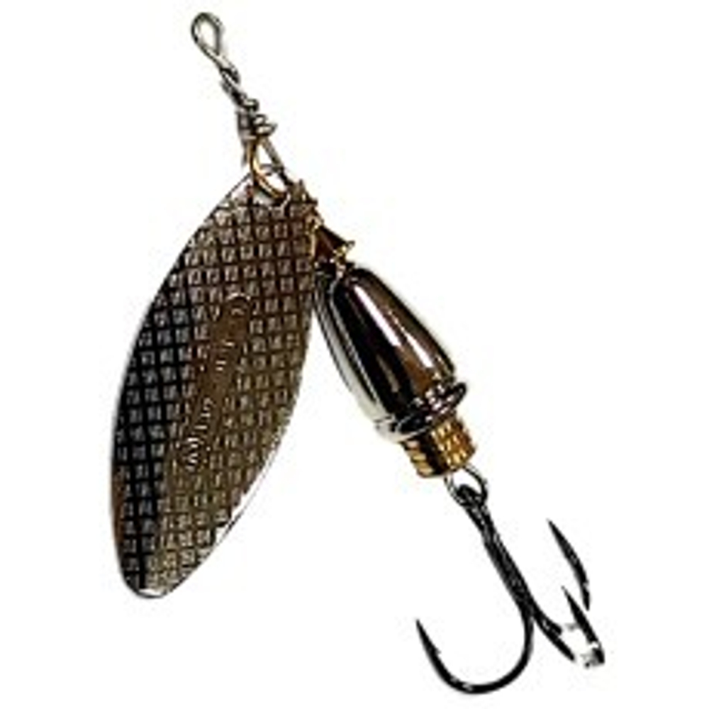 Блесна вращ. HitFish 3002-2-001 Palia Long Acoustic 55мм 10г №2 цвет 001