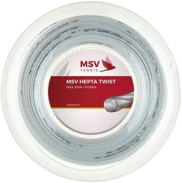 Теннисная струна MSV Hepta Twist, 1.20, 200м (белый)