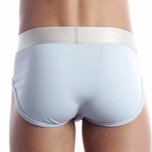 Мужские трусы брифы светло-голубые Calvin Klein Steel Brief