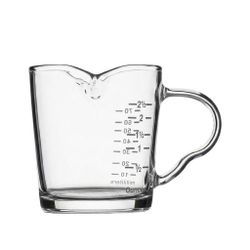 Мерный шот для кофе 10/20/30/40/50/60/70 мл 6*8 см h6 см стекло с ручкой P.L.- Barbossa