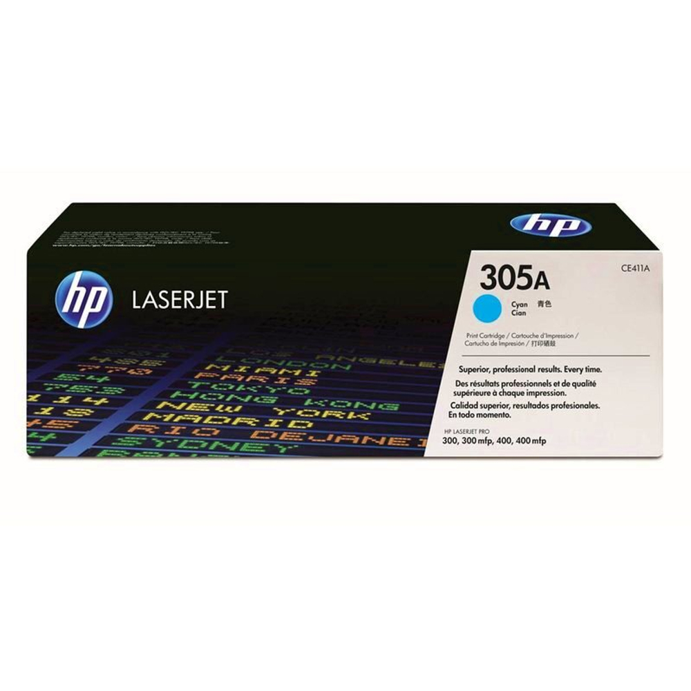 Картридж HP 305A (CE411A) для Color LaserJet Pro M351/M375/M451/M475 голубой (2.6k)