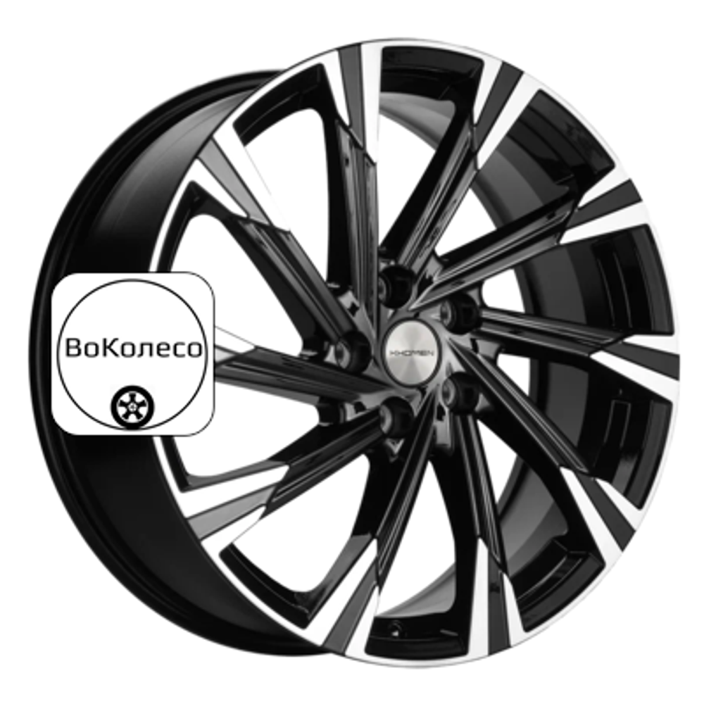7,5x19/5x108 ET50,5 D63,4 KHW1901 (Volvo XC) Black-FP Khomen Wheels