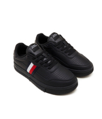 Кожаные кроссовки supercup leather stripes Tommy Hilfiger - черный(FM0FM04824)