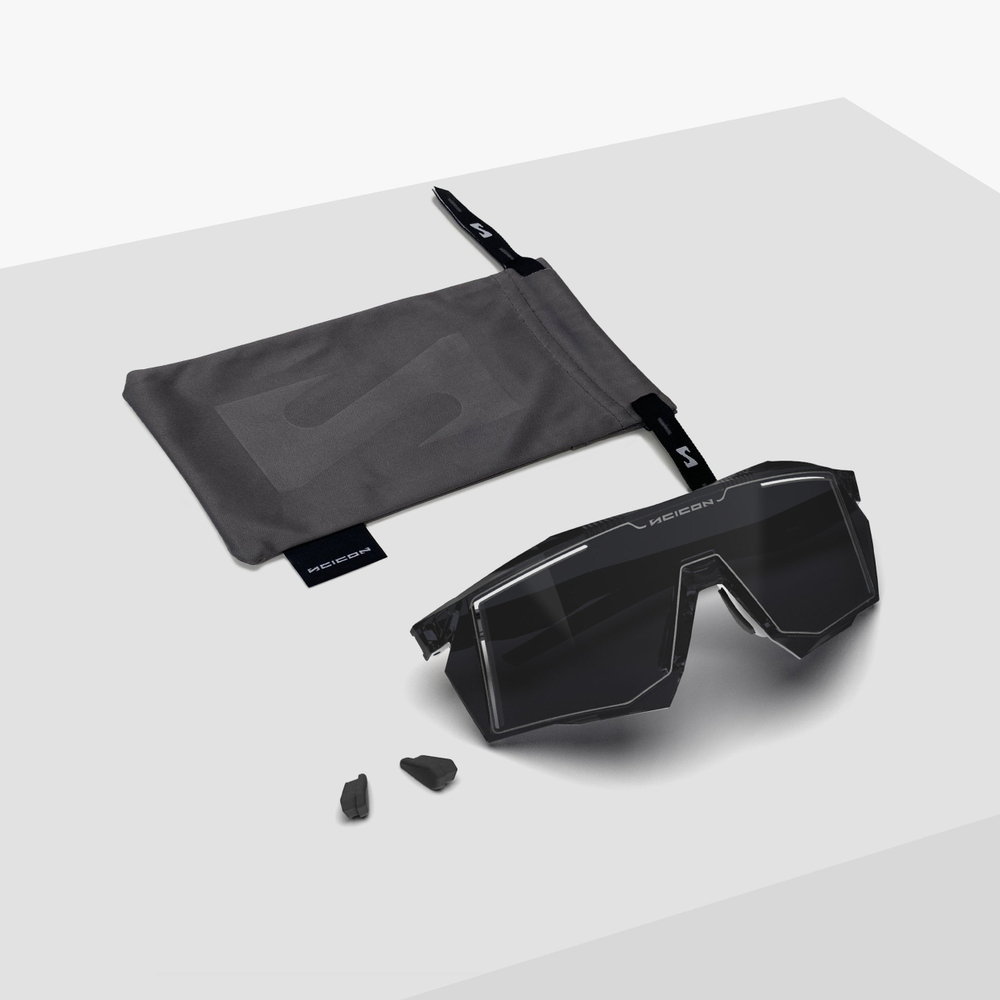 Спортивные очки c диоптриями Scicon Aerostorm Smoke Black