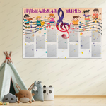 Стенд Музыкальная жизнь с карманами А4 905