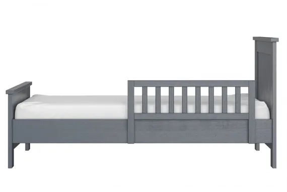 Кровать подростковая Ellipse Wood Серая