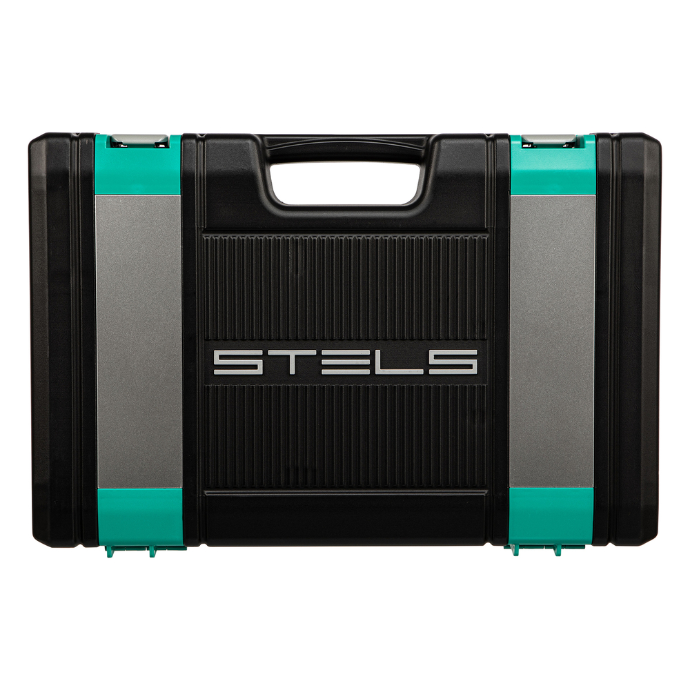 Набор инструментов, 1/2", 1/4", CrV, пластиковый кейс 76 предметов Stels