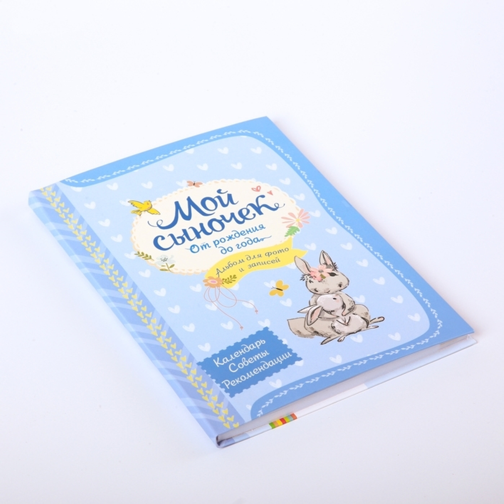 3088393 Фотоальбом 88 страниц "Мой сыночек от рождения до года"