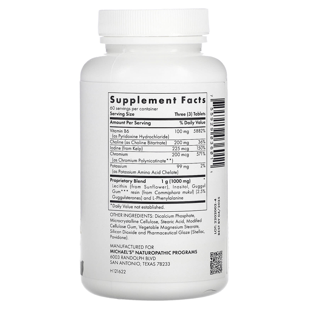 Michael's Health, Факторы жирового обмена, 180 вегетарианских таблеток