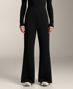 OYSHO Расклешенные брюки с мягкой на ощупь модальной тканью., черный