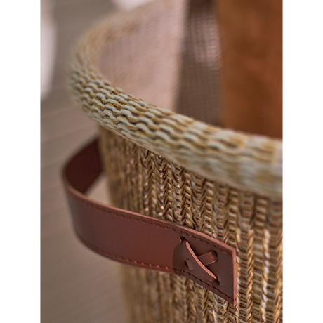 Корзина для хранения Sustainable collection, 46 л, бежевая