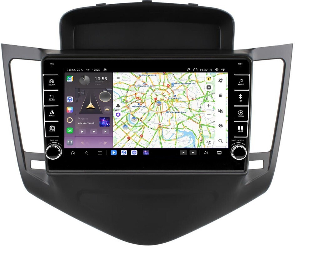 Магнитола для Chevrolet Cruze 2009-2012 - Carmedia OL-9222 (кнопки и крутилки) Android 13, TS20, 6+128Гб, CarPlay, 4G SIM-слот