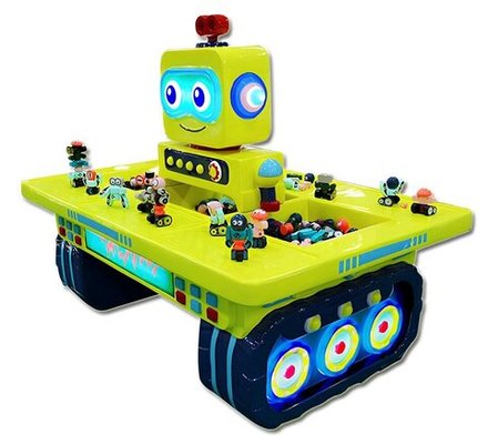 Стол с магнитным конструктором для детей "Робостолик"