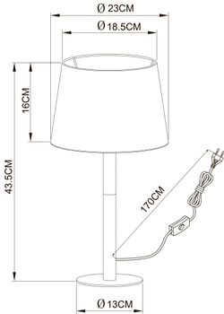 Декоративная настольная лампа Arte Lamp