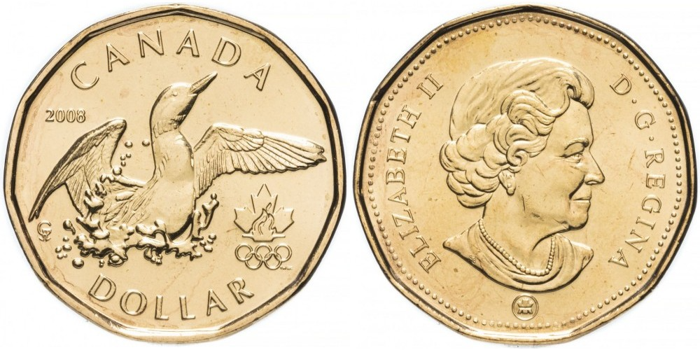 Канада 1 доллар, 2008 XXIX летние Олимпийские игры, Пекин 2008