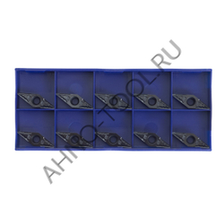 Пластина твердосплавная ISO VBMT160408-PSA ACP10B AHNO по стали, чистовая