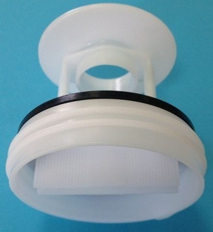 Фильтр сливного насоса (помпы) для стиральной машины Bosch (Бош) белая - WS065 для насоса PMP020BO