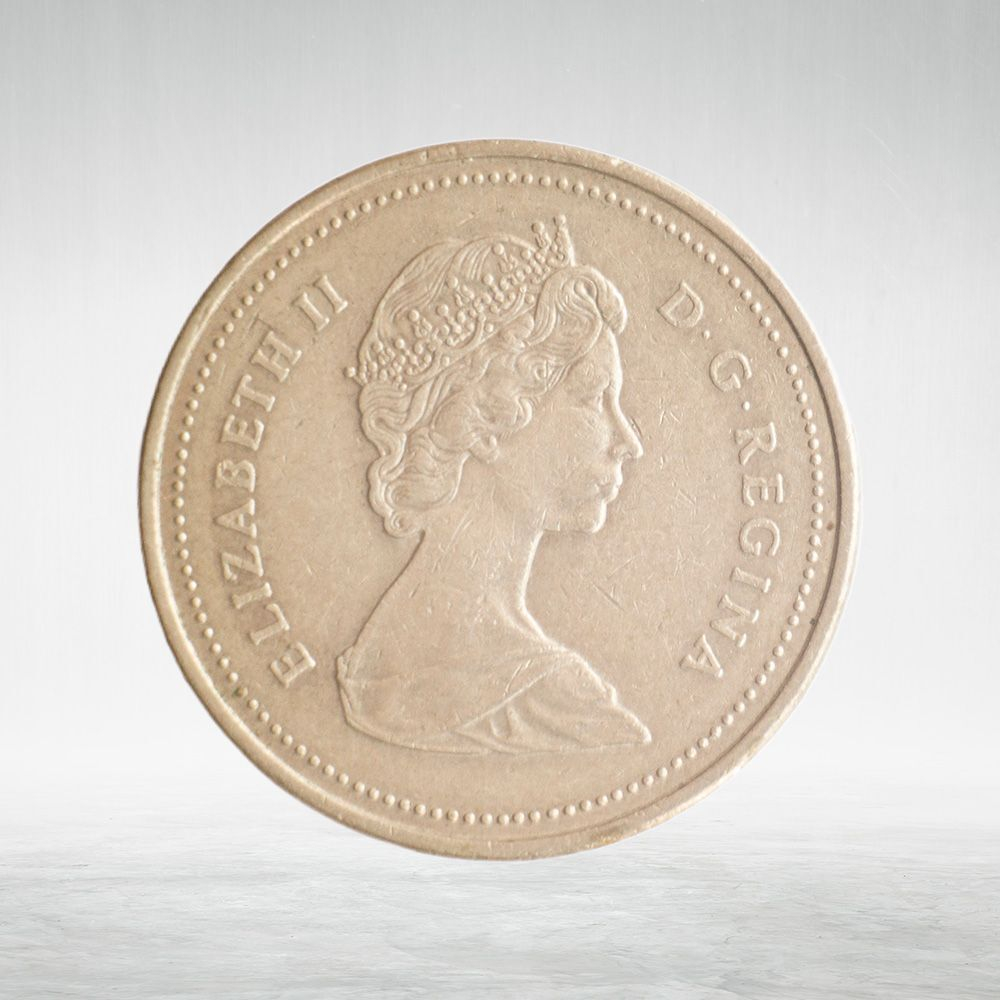 Canada, 5 Cents, 1988 – Elizabeth II (Second Portrait), VF