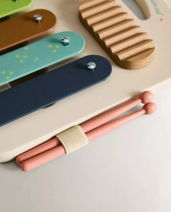 ZARA HOME ИГРУШЕЧНЫЙ КСИЛОФОН ДЛЯ ДЕТЕЙ, ЭКРЮ