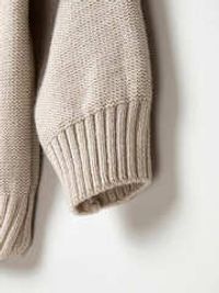 Джемпер вязаный "Серая дымка"