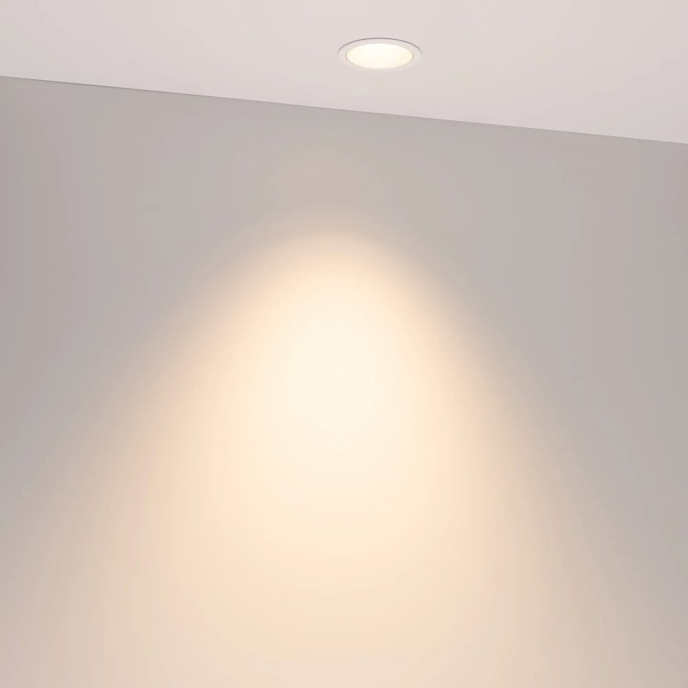 Светильник MS-ARADO-BUILT-R55-7W Warm3000 (WH-WH, 55 deg, 230V) (Arlight, IP20 Металл, 5 лет) 059104