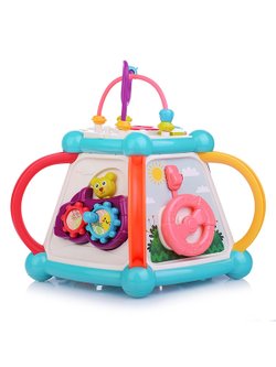 Бизиборд Кубик развивающая игрушка для детей (668-32)