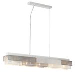 8006/5A MODERNI LN26 313 белый/никель, белый металл/металл Подвесной светильник Е14 5*40W 220V DANA