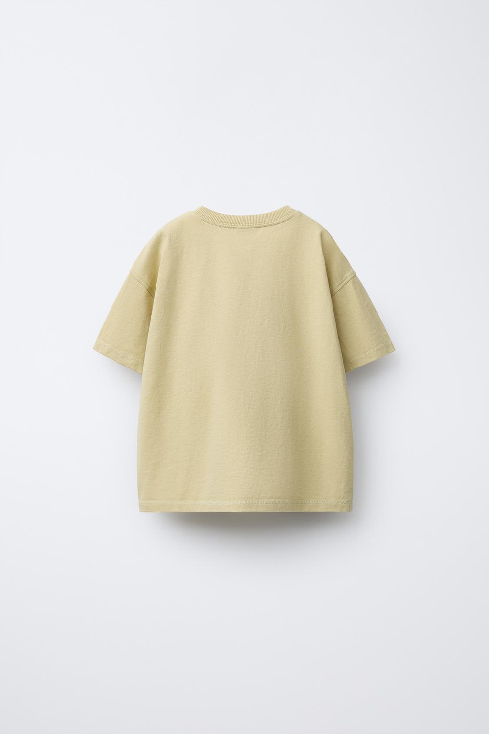 ZARA ФУТБОЛКА С ПРИНТОМ «МОРОЖЕНОЕ», СВЕТЛО-ФИСТАШКОВЫЙ