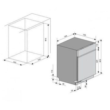 Посудомийна машина VENTOLUX DW 6012 4M