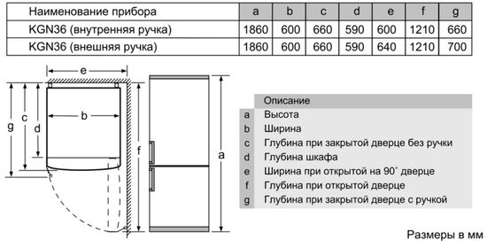 Холодильник Bosch KGN36VW21R