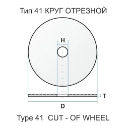 LUGAABRASIV Круг отрезной 125 x 0.8; A60
