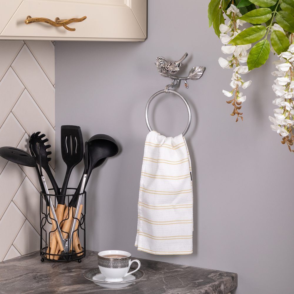 Держатель для полотенец Терра Лавли Античное серебро