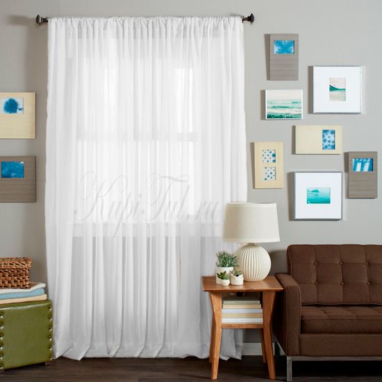 Готовый тюль вуаль Classic Voile (white)