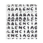 Balenciaga Cash Cow Leather Card Holder Card Holder Men"s Black White