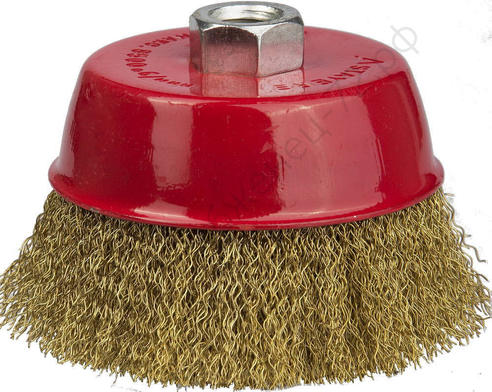 STAYER 60 мм, витая латунированная стальная проволока, 0.3 мм, Щетка чашечная, PROFESSIONAL (35125-060)