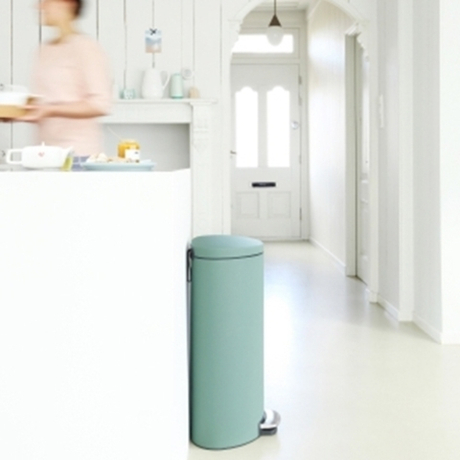 Ведро для мусора Brabantia FlatBack 30л бирюзовое