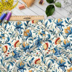 Ткань премиум атлас сказочный орнамент