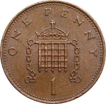 1 пенни 1982 Великобритания